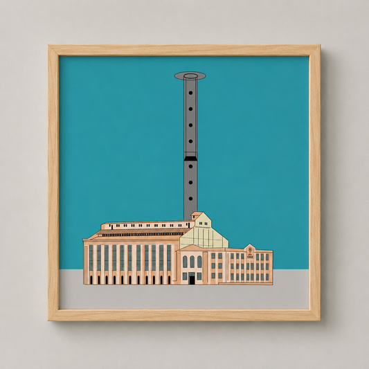 Gasômetro | Quadro 50 × 50 cm